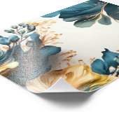 フローラ鮮やかブーケと輝くひまわり フォトプリント            (角)