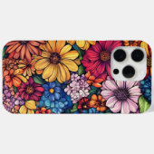 フローラ鮮やかブーケiPhoneケース Case-Mate iPhoneケース (裏面 (横))