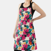 フローラ鮮やかボヘミアンオールオーバープリントエプロン エプロン (インサイチュ)