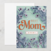 フローラ鮮やかマザーズのデイカード 招待状 (正面/裏面)