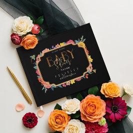 フローラ鮮やかワイルドフラワー&ハニービーベイビーシャワー ゲストブック