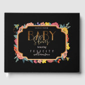 フローラ鮮やかワイルドフラワー&ハニービーベイビーシャワー ゲストブック (正面)