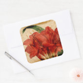 フローラ鮮やか八 スクエアシール (封筒)