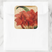 フローラ鮮やか八 スクエアシール (バッグ)