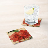 フローラ鮮やか八 スクエアペーパーコースター (インサイチュ)