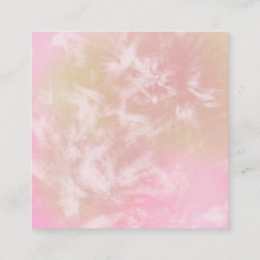 フローラ鮮やか名刺 スクエア名刺 (裏面)