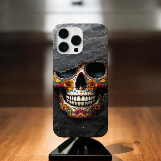 フローラ鮮やか糖スカル Case-Mate iPhoneケース