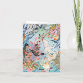 フローラ鳥すべての行事 サンキューカード (裏面)