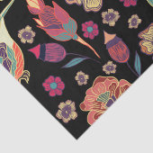 フローラ鳥デザイン | 自然インスパイア作品 薄葉紙 (詳細)