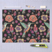 フローラ鳥デザイン | 自然インスパイア作品 薄葉紙 (クラフト)