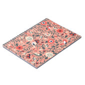 フローラ鳥手描きヴィンテージ ノートブック (左側)