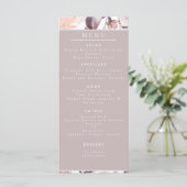 フローラ鳥紫と白自然 メニュー (スタンド正面)