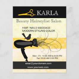 フローラ鳥美しいサロンスパ美容師 チラシ