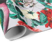 フローラ鳥類十四の二 ラッピングペーパー (ロールコーナー)
