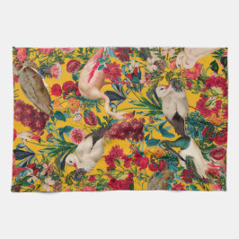 フローラ鳥類第十八号 キッチンタオル
