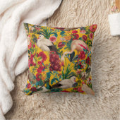 フローラ鳥類第十八号 クッション (ブランケット)