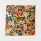 フローラ鳥類第十八号 タペストリー (正面(横))