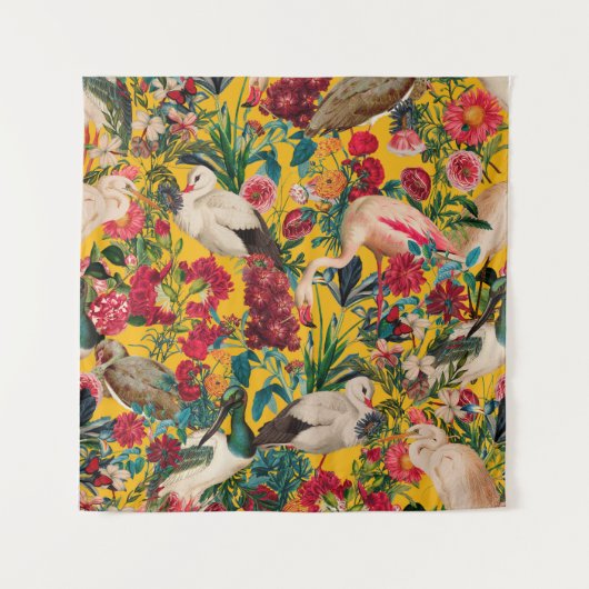 フローラ鳥類第十八号 タペストリー (正面)