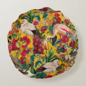 フローラ鳥類第十八号 ラウンドクッション (裏面)