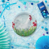 フローラ鶏 ペーパープレート (パーティー)