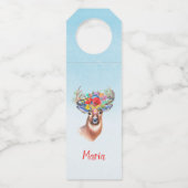 フローラ鹿 ボトルネックタグ (正面)