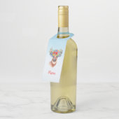 フローラ鹿 ボトルネックタグ (アングル)