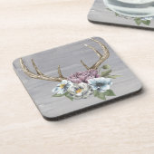 フローラ鹿〔雄ジカの〕枝角 コースター (左側)