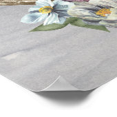 フローラ鹿〔雄ジカの〕枝角 ポスター (角)