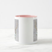 フローラ鹿〔雄ジカの〕枝角 マグカップ (中央)