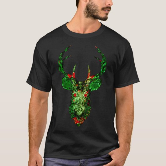 フローラ鹿 Tシャツ (正面)