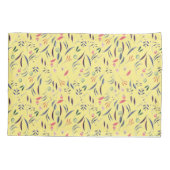 フローラ黄色のカスタマイズ可能なキリスト教聖書聖句 枕カバー (裏面)