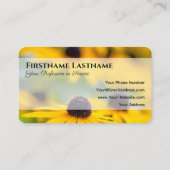 フローラ黄色の花花花花花花屋 名刺 (裏面)