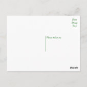 フローラ黄色ひまわり花 – こんにちは、愛 ポストカード (裏面)