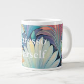 フローラ1フローラパステルスペシャリティマグ ジャンボコーヒーマグカップ (正面右)