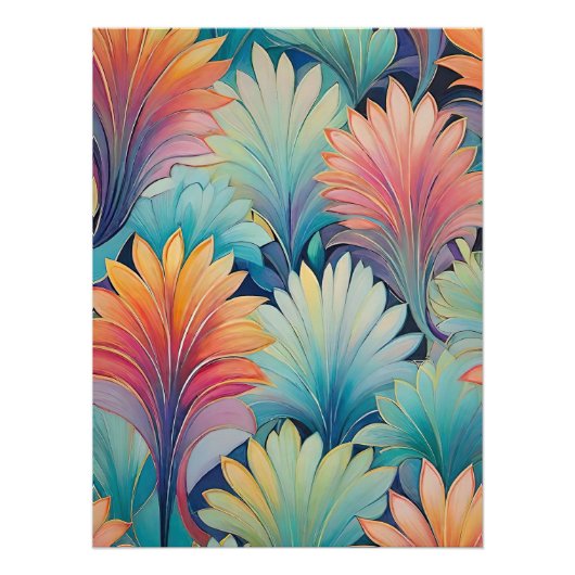 フローラ1フローラパステルポスター ポスター (正面)