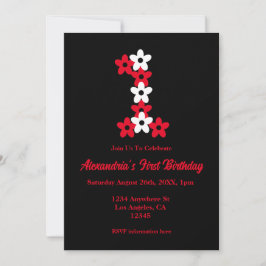 フローラ1歳 招待状