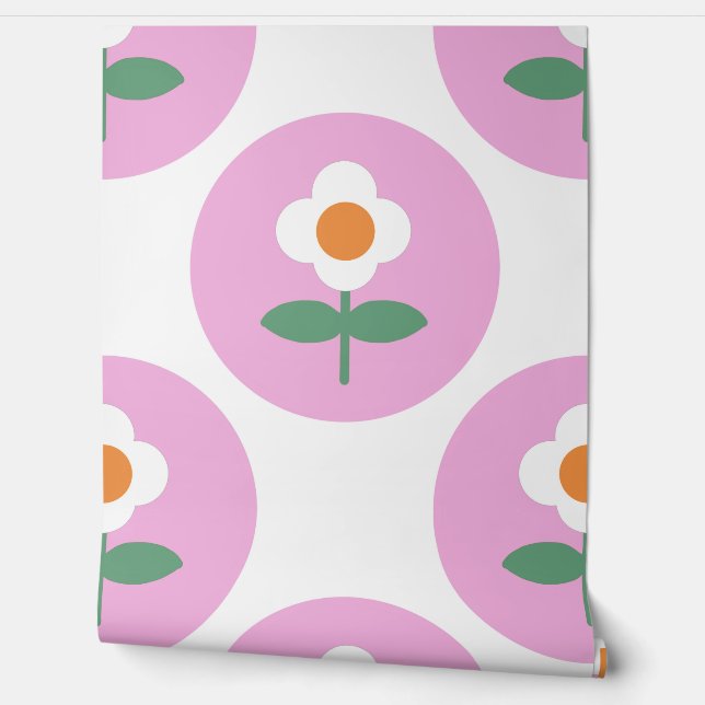 フローラ10代のガールズベッドルーム子供へ子供部屋 壁紙 (ほどく)