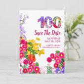 フローラ100年の花100th誕生日パーティー セーブザデート (スタンド正面)