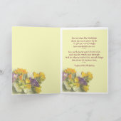 フローラ100誕生日ウィッシュ誕生日カード カード (内部)