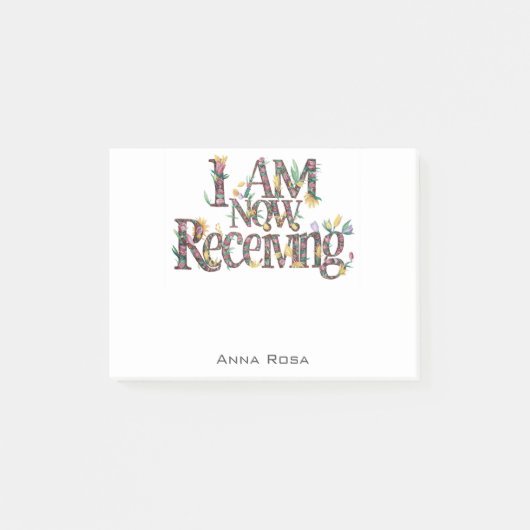 *~*フローラ13 AP85マニフェストを受け取る ポストイット (正面)