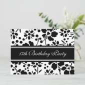 フローラ17バースデーパーティ招待状 招待状 (スタンド正面)