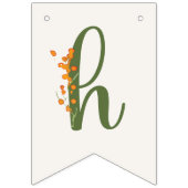 フローラ18ハッピーバースデーバンティングバナー バンティングフラッグ (第2の旗)