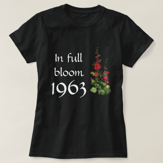 フローラ1963 Tシャツ (デザイン正面)