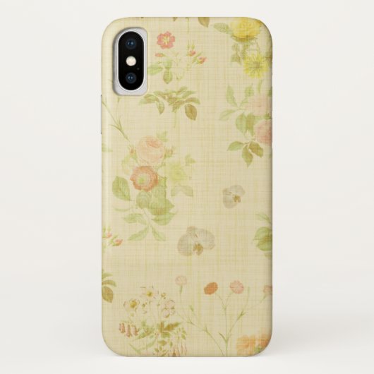 フローラ1 Apple iPhone X，かろうじて電話ケース Case-Mate iPhoneケース (裏面)