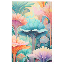 フローラ2フローラパステルメタルウォールアート メタルプリント