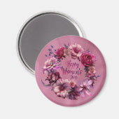 フローラ2025国際的年の女性デー マグネット (正面/裏面)