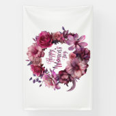 フローラ2025国際的年の女性デー 横断幕 (縦)