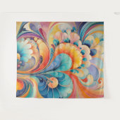 フローラ3フローラパステルタペストリー タペストリー (正面(横))