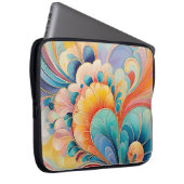 フローラ3フローラパステルノートパソコンケース ラップトップスリーブ (正面右)
