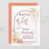 フローラ3月30日招待状 招待状 (正面/裏面)